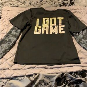 Boys layered look T-shirt